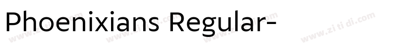Phoenixians Regular字体转换